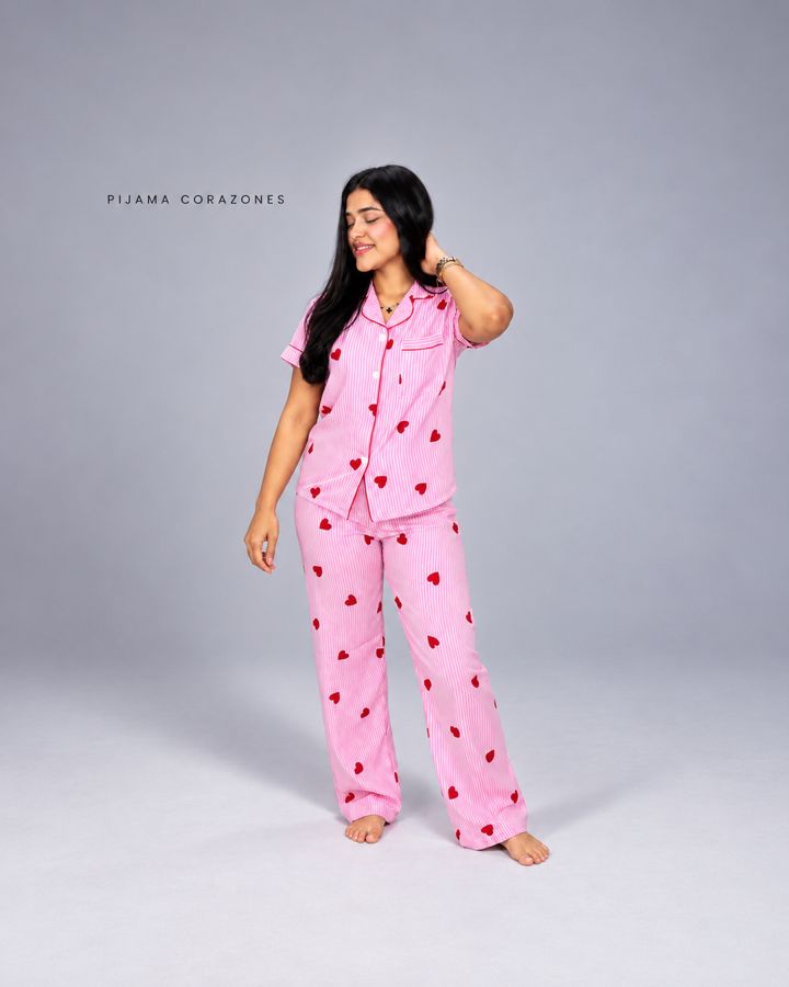 Post Pijama corazones